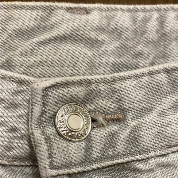 Zara Trendy Gray Cargo Pants size 4 - Picture 8 of 14